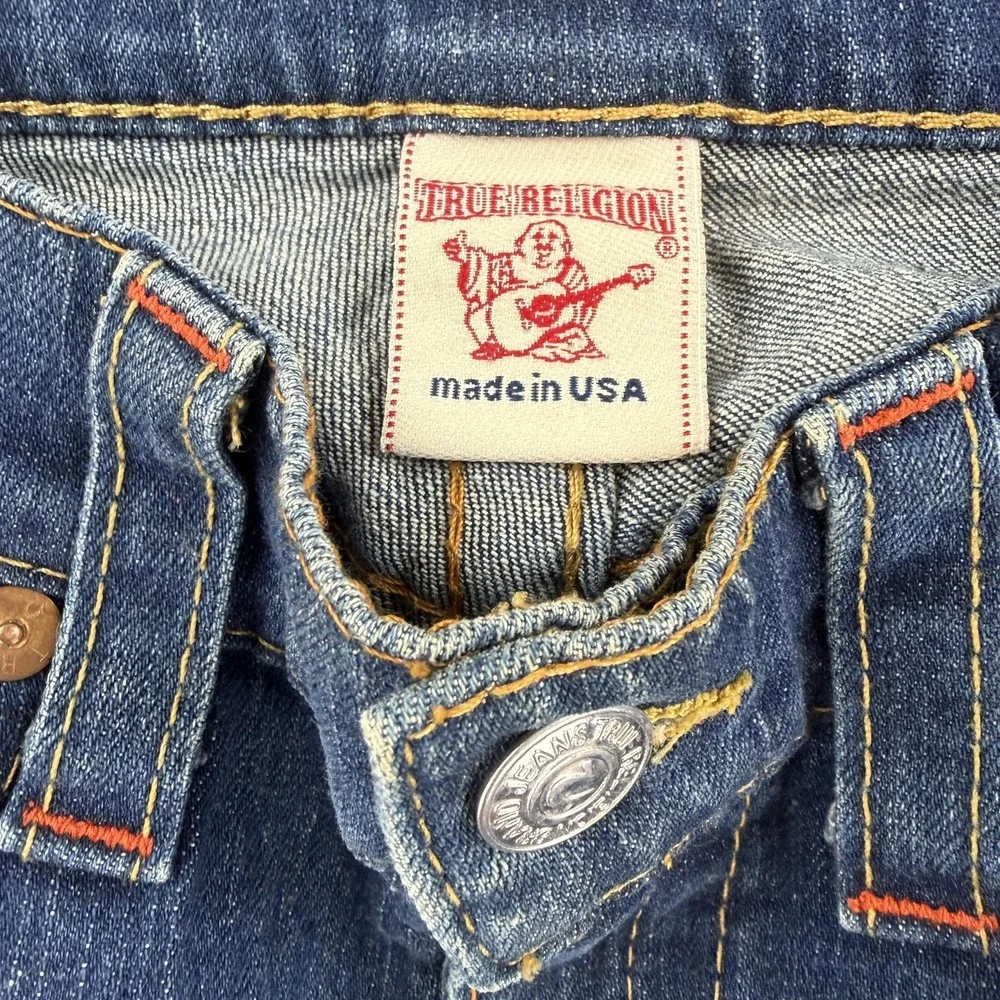 True‎ Religion Ricky Jeans Mens 34x33 Relaxed Straight Denim Made USA (34x30)